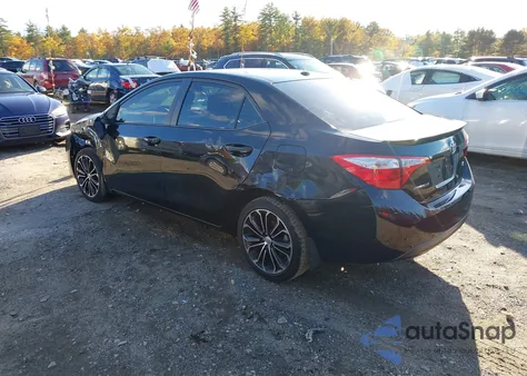 2015 Toyota Corolla S Plus из США, поврежденный, VIN 2T1BURHEXFC345097